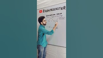 How to change degree into percentage #shorts Conversion Trick Part-2