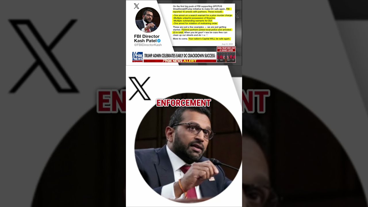 Kash Patel Drops BOLD Promise On DC Crime Crackdown Foxnews News Shorts