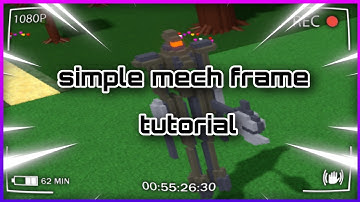 super simple mech frame tutorial (Roblox build a boat for treasure)