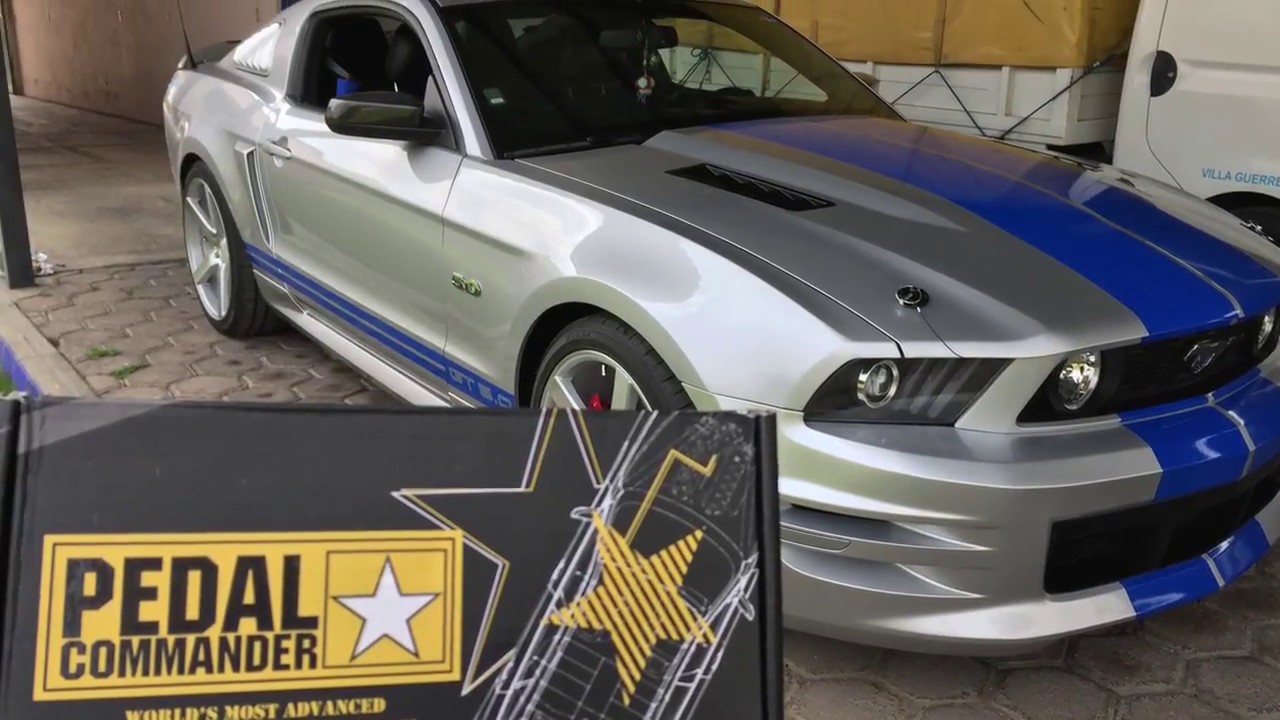 Pedal commander Mustang gt en español parte 1 YouTube