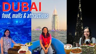 BEST OF DUBAI Malls, Food I ate - Arabic Dining Experience, Cafes, Shopping & more | DUBAI vlog 2023