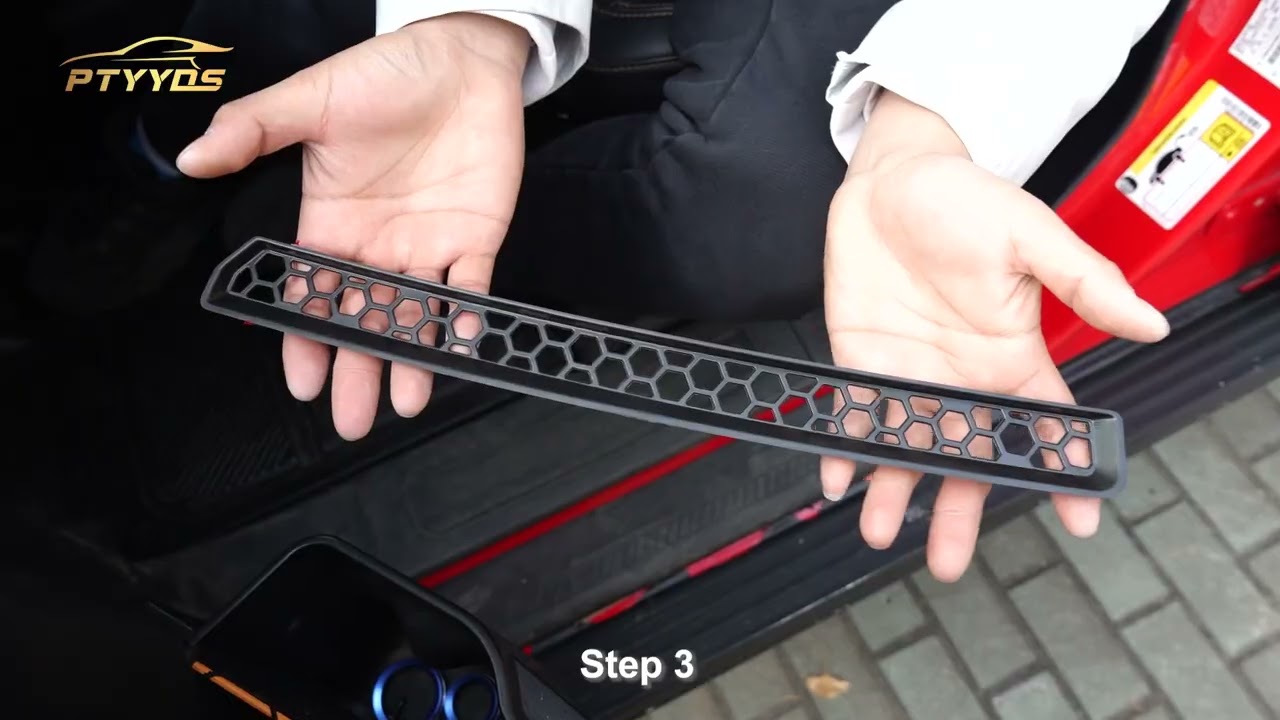 How to install PTYYDS Dash Defrost Vent Cover Compatible with 2021-2025 Ford Bronco 2/4 Door