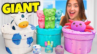 Making Giant Versions of Peachybbies Slime!