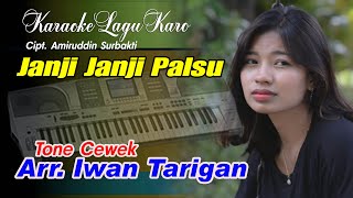 Karaoke Lagu Karo Janji Janji Palsu Tone Cewek