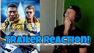 DEVOTION TRAILER REACTION! Jonathan Majors. Glen Powell. Nov. 23, 2022. Naval Air-force Korean War.