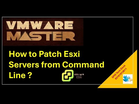 VMware Training | How to Patch Esxi Server from Command Line ? | VMware Tutorial