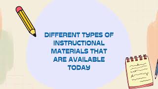 Module 3 Lesson 1:  Instructional Materials in Teaching and Learning
