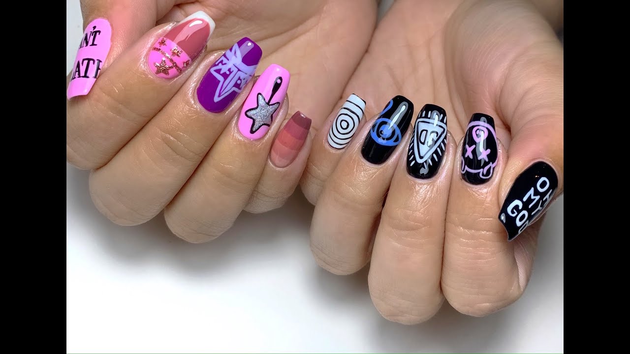 ⭐️💄 JEFFREE STAR X SHANE DAWSON NAILS • Watch Me Work • Nail Art ...