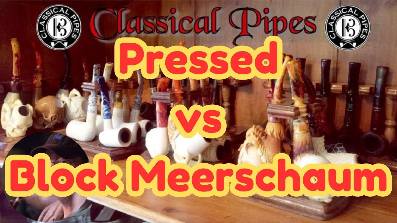 Pressed vs Block Meerschaum, What is the Difference? #tobacco #pipesmoking
