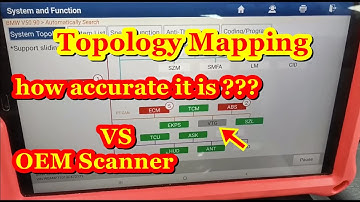 Topology Mapping Scanner. Aftermarket vs OEM !!! How accurate it is Diagzone,Launch, Xdiag,Topdon???