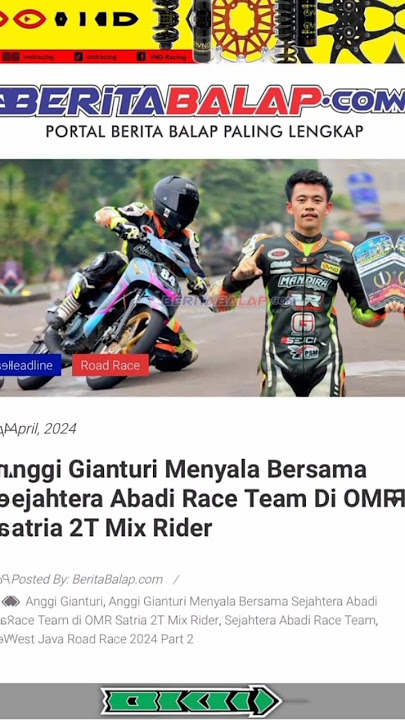 ANGGI GIANTURI KEMBALI MENYALAH #pembalapterbaik #pembalap #anggianggraeni @anggigianturi8493