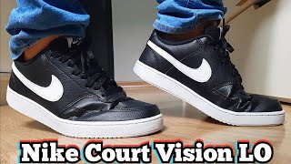 Nike Court Vision LO Preto Com Branco | Comprado Na Netshoes | Review e Demonstração no pé