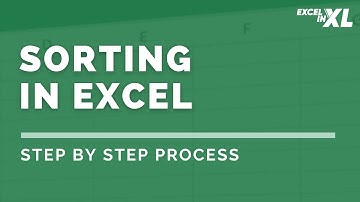 Know all about Sorting in Excel | Step by Step Process