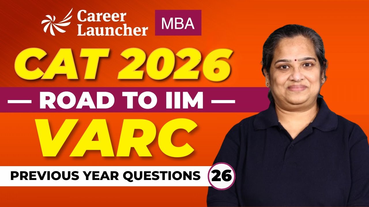CAT 2025 | VARC Previous Year Questions 26 | CAT VARC Preparation ...
