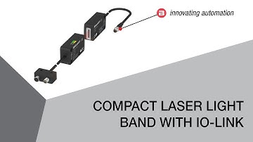 Compact Laser Light Band with IO-Link