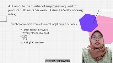 MGT345 VIDEO GROUP ASSIGNMENT - WORK MEASUREMENT