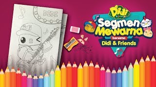 Didi & Friends | Segmen Mewarna | Jom Mewarna Buku Konsert Hora Horey screenshot 3