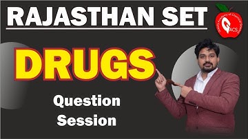 DRUGS  MEDICINALCHEMISTRY || RAJASTHAN SET ||QUESTION SESSION ||DOWNLOAD APP GACS JAIPUR || JBSIR