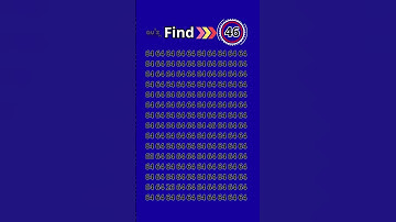 Eye Test Challenge: Can You Find the 46? #quizmeplztv #quiztime #quiz
