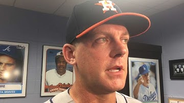 HOU@KC: Hinch discusses Gurriel