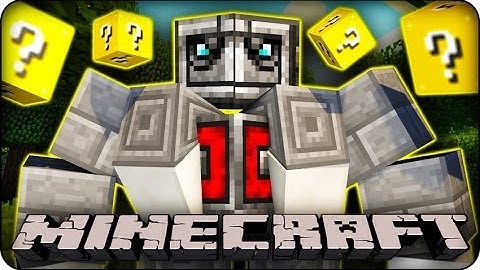 Minecraft - LUCKY BLOCK BOSS CHALLENGE  - STONE GOLEMS! (Lucky Block Mods)
