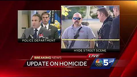 Watch: Police give update on fatal Burlington cleaver attack