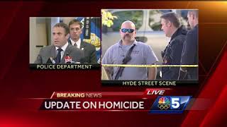 Watch: Police give update on fatal Burlington cleaver attack
