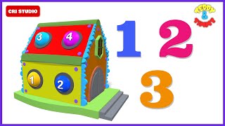 Learn Numbers & Shapes | Geometric Shapes | 1 To 10 | Name of Shapes | Numbers Learning & Education