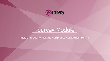 QDMS - Survey Module to Manage Customer Satisfaction