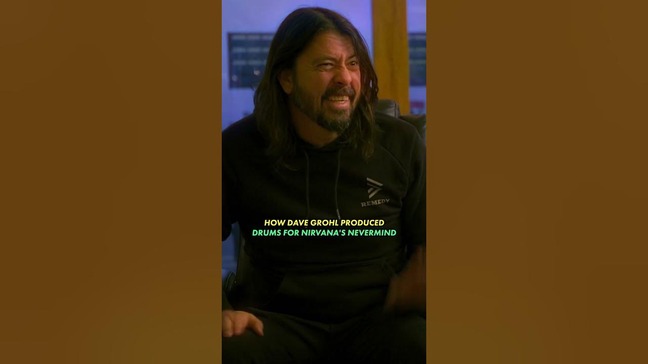 HOW DAVE GROHL PRODUCED DRUMS FOR NIRVANA’S NEVERMIND #davegrohl #nirvana