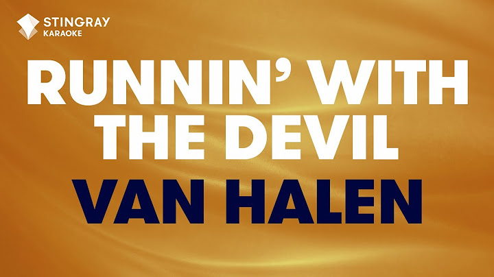 Runnin' with the Devil Karaoke version - Karaoke performance video thumbnail