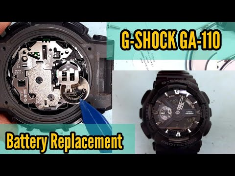How To Change a Battery on a G-Shock GA-110 Watch Watch Repair Channel
