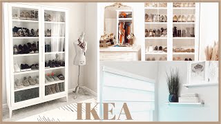 IKEA HACK FOR THE BEST SHOE SHELF AND ROMAN SHADE | ASSEMBLY AND REVIEW|  LUXURY FOR LESS