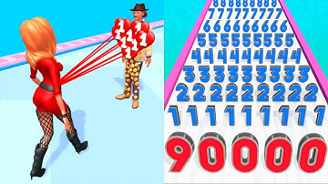 Number Master VS Love Run - All Levels SpeedRun Gameplay Android iOS Ep2