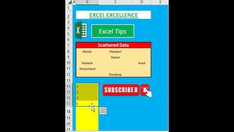 Excel Tips 2 | TOCOL()