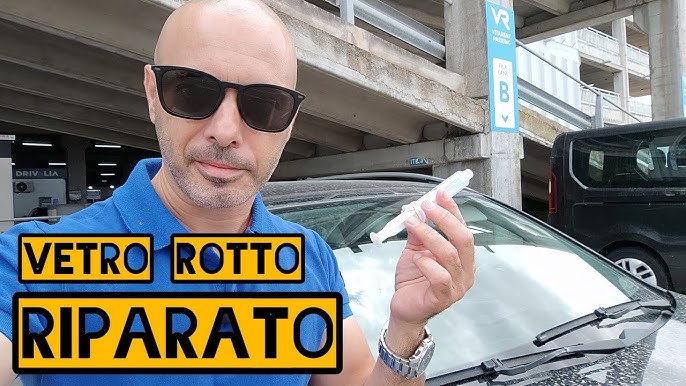 TUTORIAL e TEST RIPARAZIONE PARABREZZA AUTO con KIT RIPARAZIONE