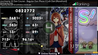 7K Regular Dan 4Th Dan 96.16% Clear 822,772 Osumania