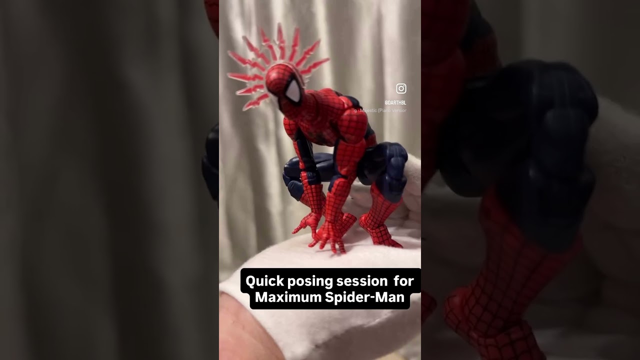 Maximum Spider-Man quick posing. 