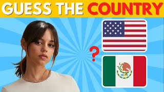 Guess the Country: Celebrity Edition Quiz