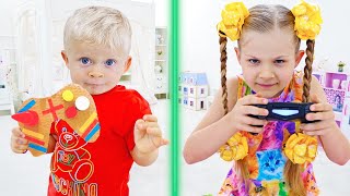 diana and roma games and life hacks for baby oliver