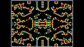 Entanglement #cellularautomata #mathart #algorithmicart #algorist #iterati