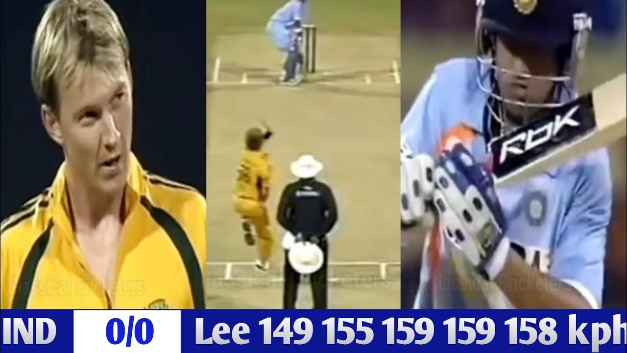 Brett Lee vs Gautam Gambhir Full Over|Brett Lee Bowling|Cricket Shine