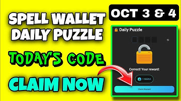 Spell Wallet Daily Puzzle Today 3 October | Spell Wallet Today Puzzle | Spell Wallet Secret Code