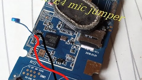 Qmobile E4 mic jumper electronic and mobile repair electronic and mobile repair