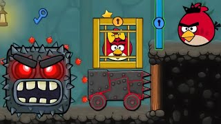 Angry Birds Animated Ep. 5 | Red Ball 4 - Into The Caves (Remastered 2024)