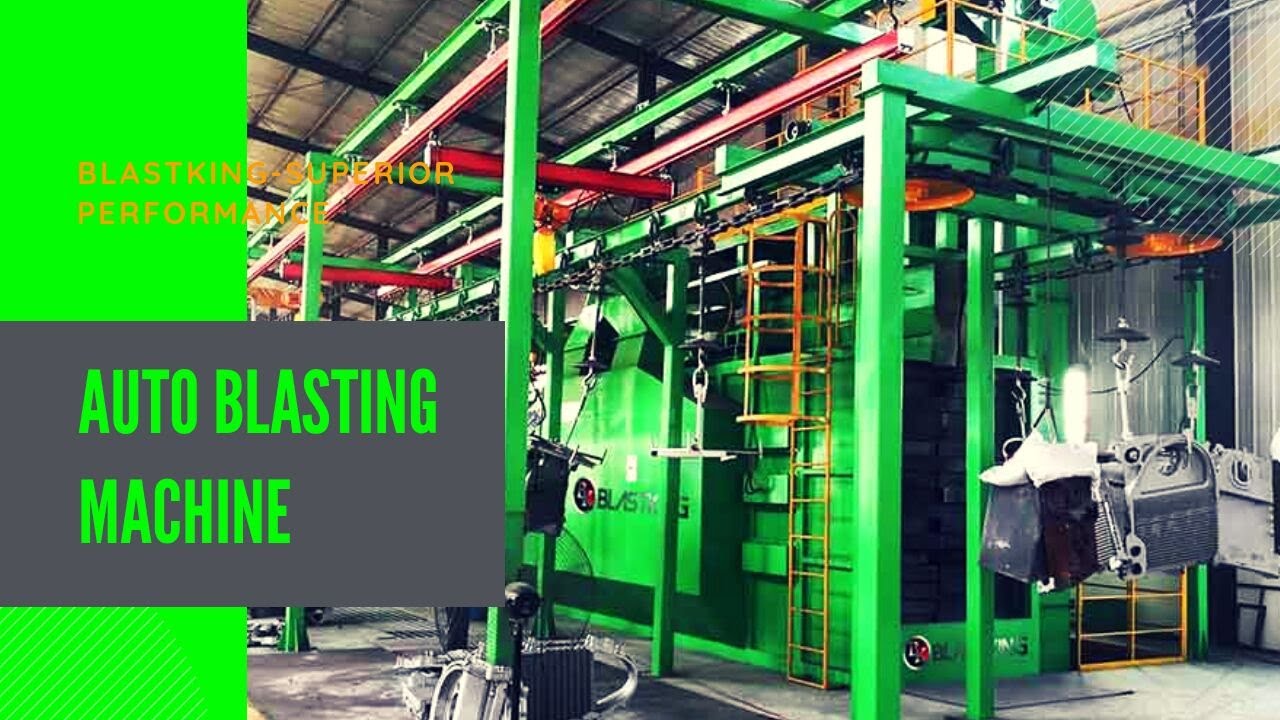 Hanger Shot Blasting machine 💙💙BlastKing Since 1982[Top Manufacturer in 2020]