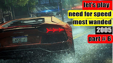 Completeing all races for chalange blacklist 14 taz need for Speed  most wanted  (part 6)