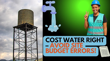 Water Costs in Construction | How to Calculate & Include in Your BOQ