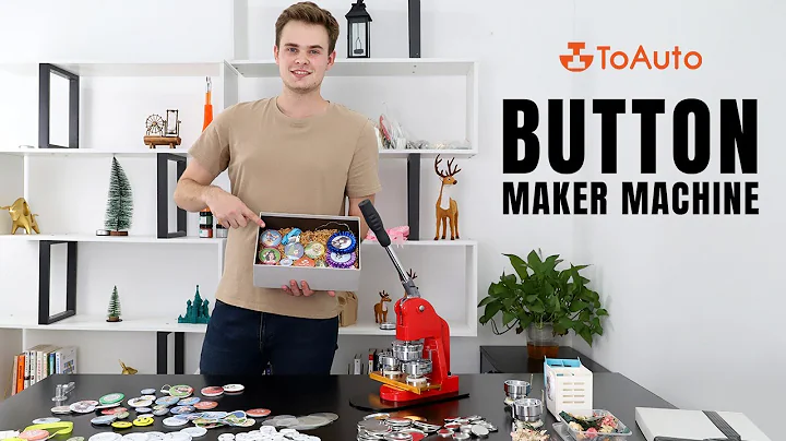 DIY Gift Buttons made with ToAuto Button Maker Machine