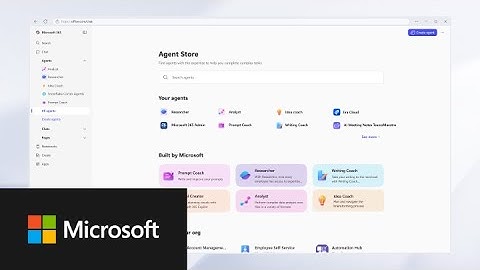Agent Store in Microsoft 365 Copilot